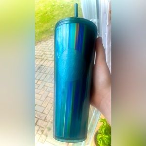 2022 Starbucks 24oz Venti Ocean Kaleidoscope Dome Tumbler with Straw